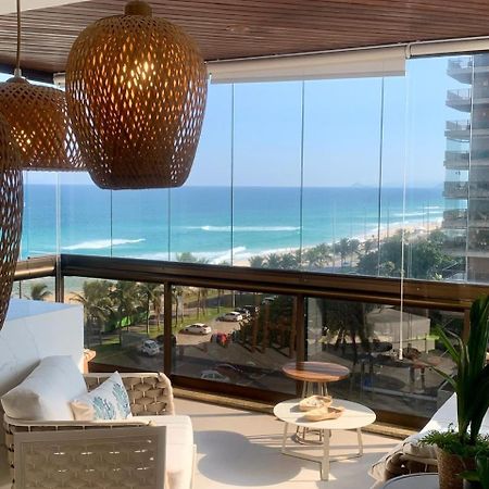 Lindo Apto No Melhor Lugar Da Barra Da Tijuca! Com Uma Vista De Tirar O Folego, Frente Para O Mar! Totalmente Equipado E Decorado Ao Lado Dos Melhores Hoteis E Quiosques Da Barra! Portaria 24H, Piscina, Sauna, Jacuzzi, Academia, Garagem, Wi-Fi, Lavan Рио-де-Жанейро Экстерьер фото